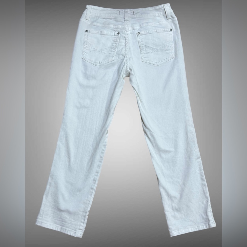 Nine West Vintage America White Stretch Jeans Size 2 Skinny - Picture 13 of 15
